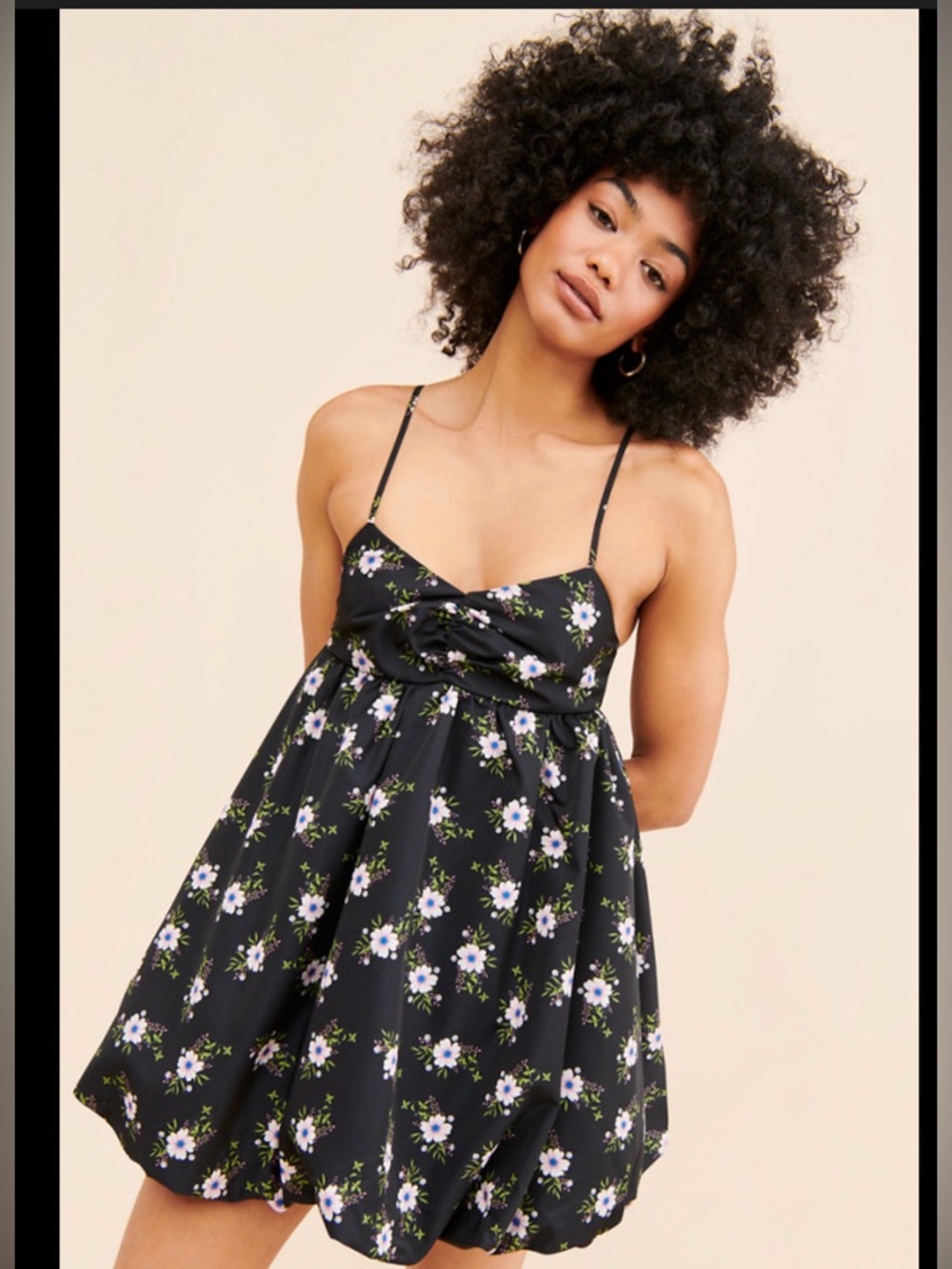 Free People "In A Bubble"‎ Floral Mini Dress NWT
